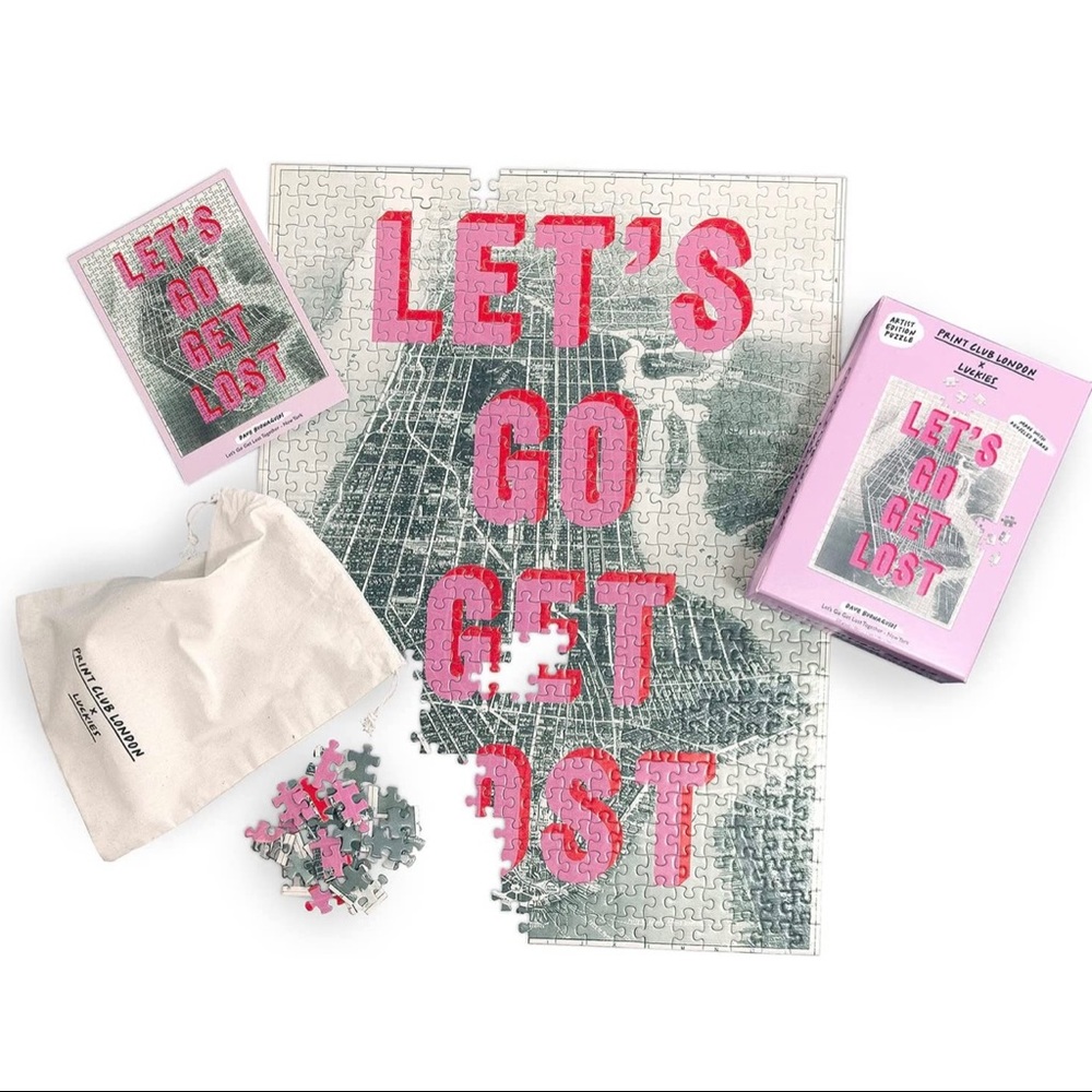 Let’s Go Get Lost Together New York Jigsaw Puzzle - Picture 1 of 5